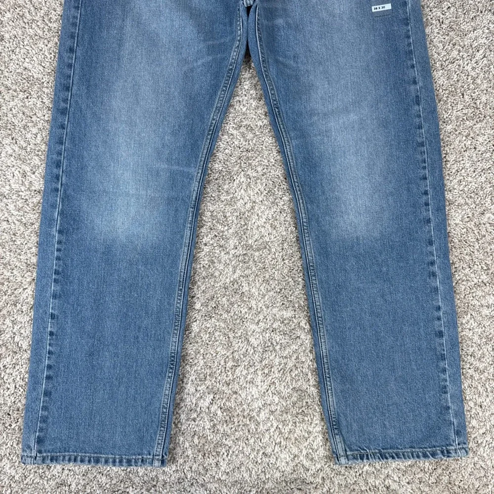 Levis 505 Regular Fit Jeans‎ Mens 38x30 Blue Medium Wash Straight Leg Denim